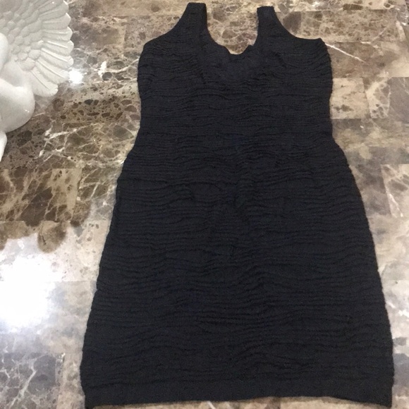 Stretch mini dress, with thick straps. - Picture 3 of 6